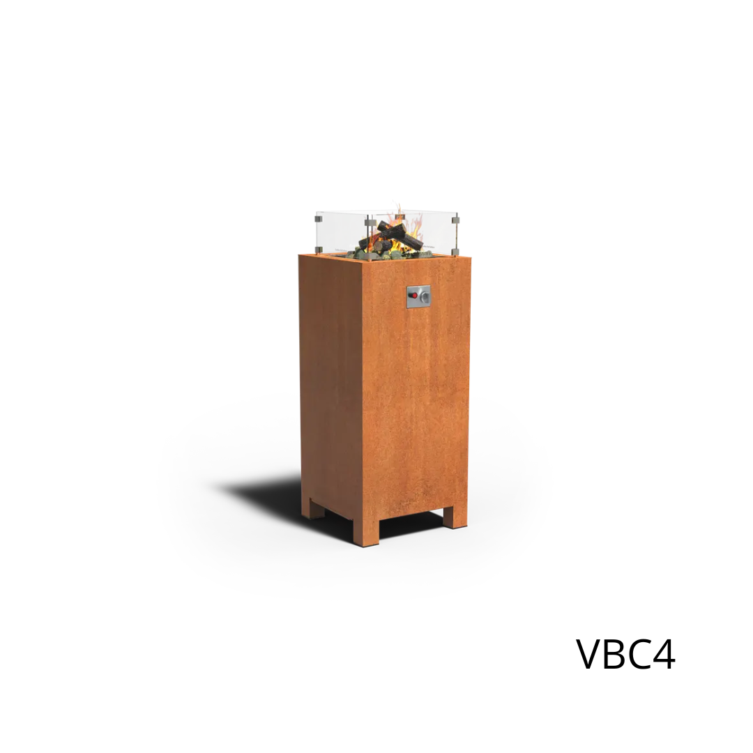 FORNO Mesa de fuego Brann Acero Corten