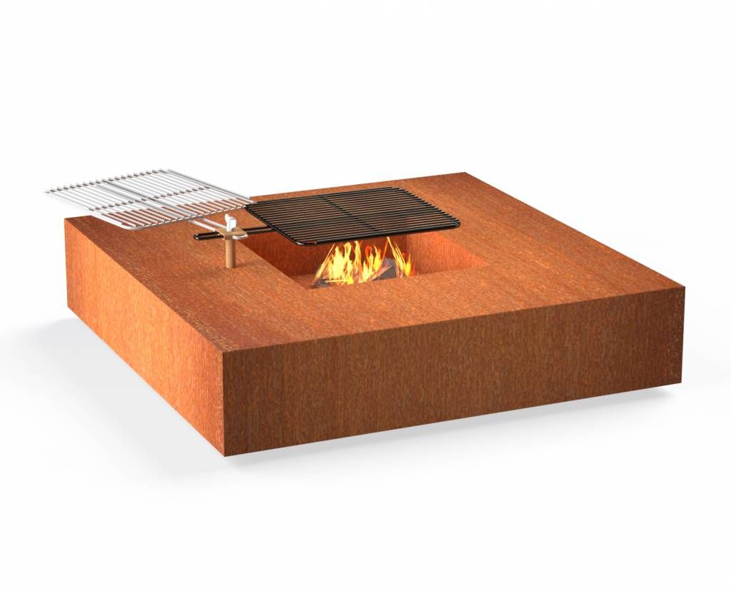 FORNO Mesa de fuego Acero Corten (Ø120)