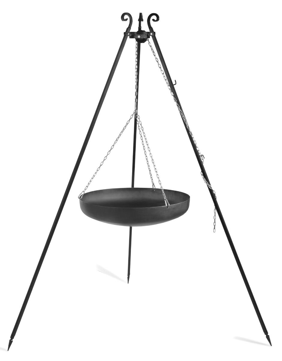 CookKing Trípode 180 cm con Wok 70 cm