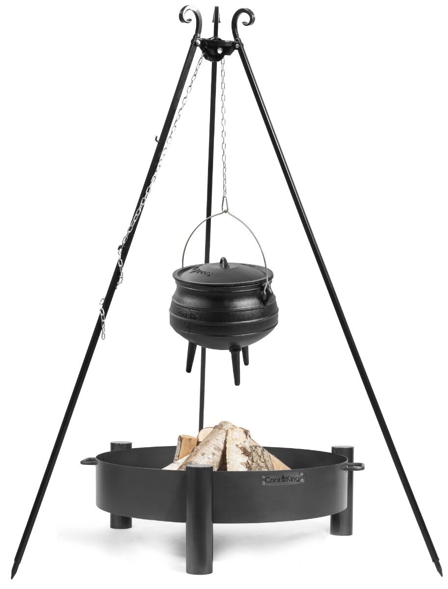 CookKing Trípode 180 cm con Olla Africana 13 L