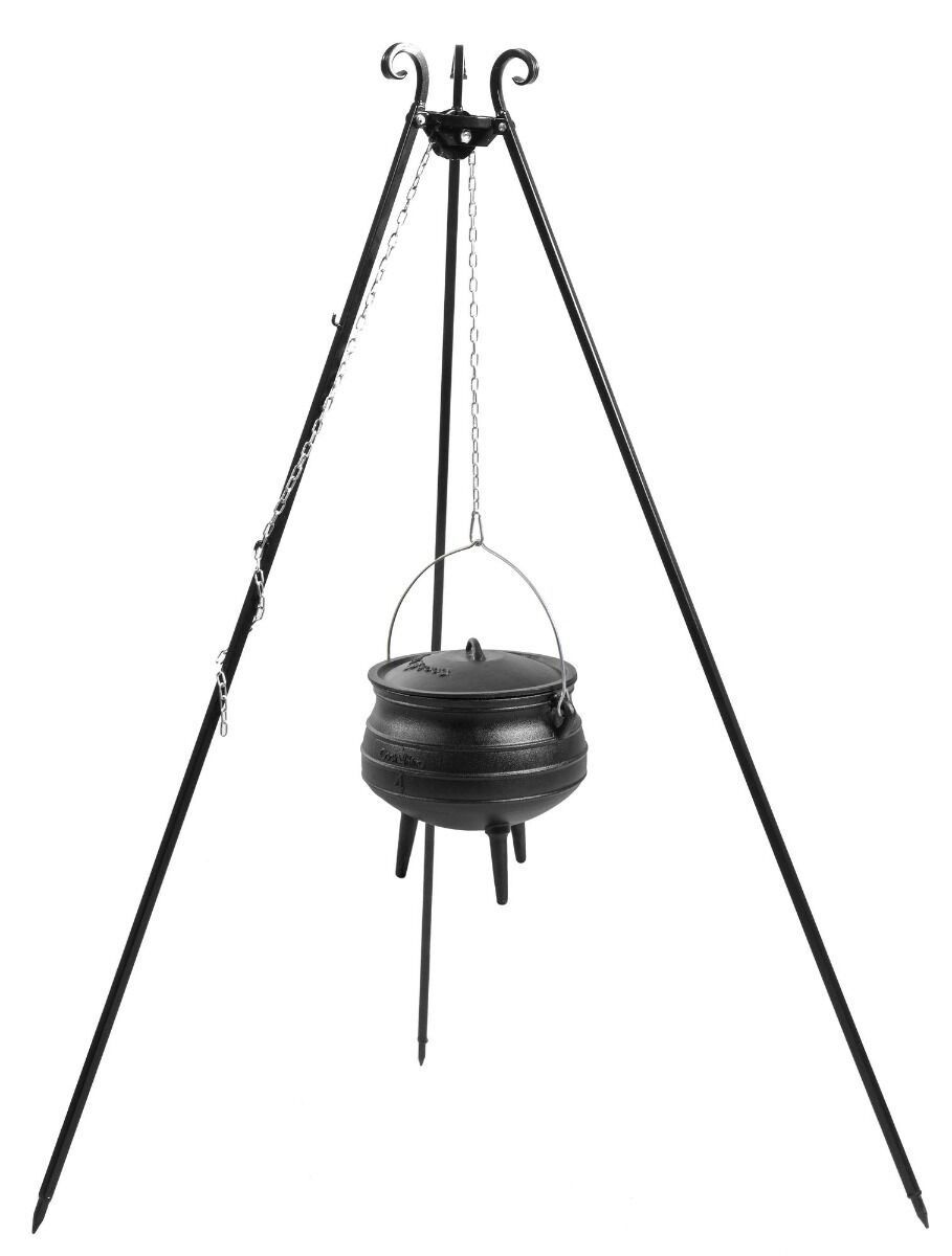 CookKing Trípode 180 cm con Olla Africana 6 L