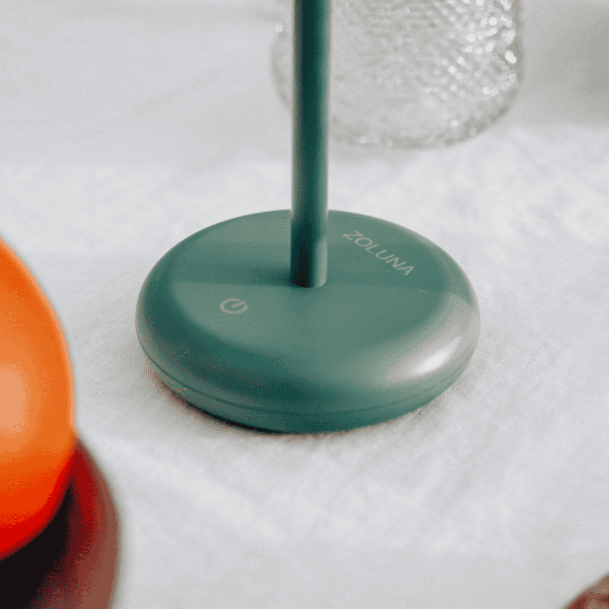 Lámpara de mesa solar Bobbie verde ZOLUNA