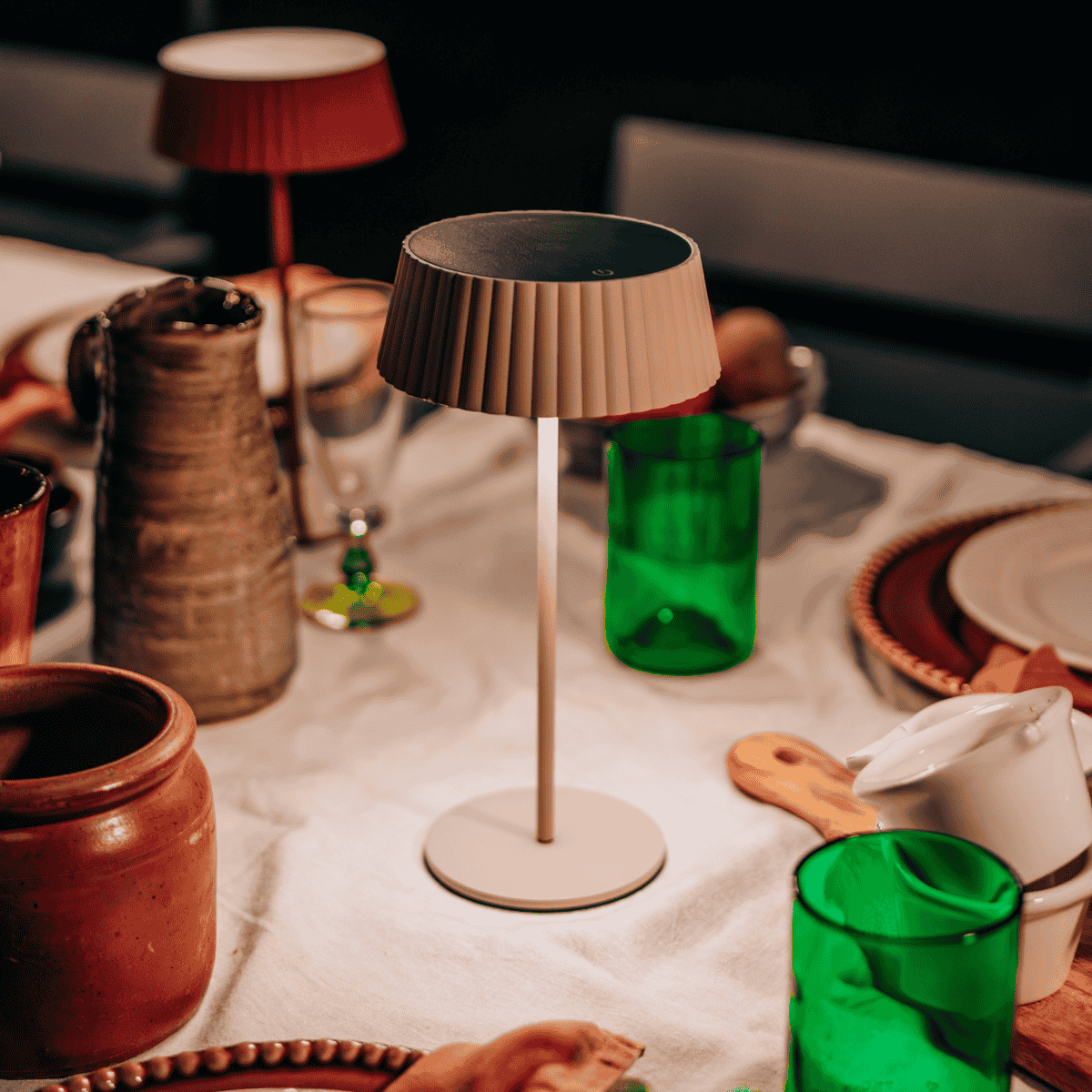 Lámpara de mesa solar Jyp arena ZOLUNA