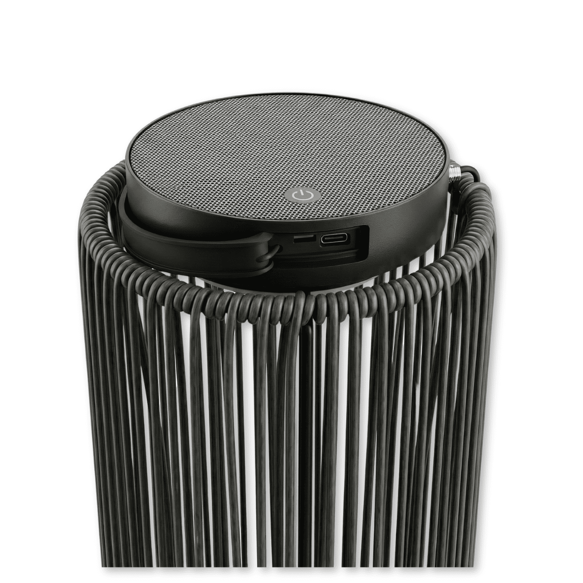 Lámpara solar de suelo Luca Grande antracita ZOLUNA 