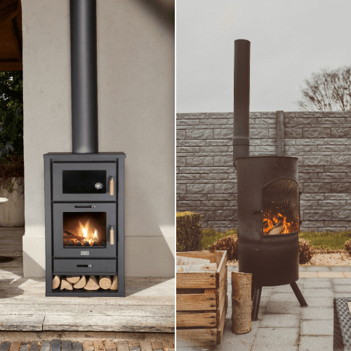 Quieres comprar una chimenea de terraza?