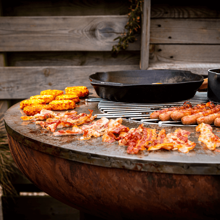 BonBiza corten barbacoa plancha