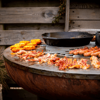 BonBiza corten barbacoa plancha
